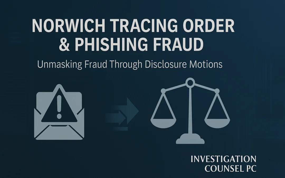 A Novel Norwich (Tracing) Order in the Context of a Bank Account Phishing Fraud